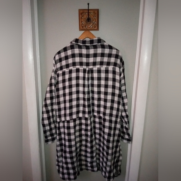 Gap Black and White Check Dress / Tunic Size XXL - Picture 3 of 3